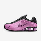 K*様 29 Nike Women's Shox R4 \"Black/Pinks Nike Wmns Shox R4 Black Metallic Silver Pinksicle Women Casual